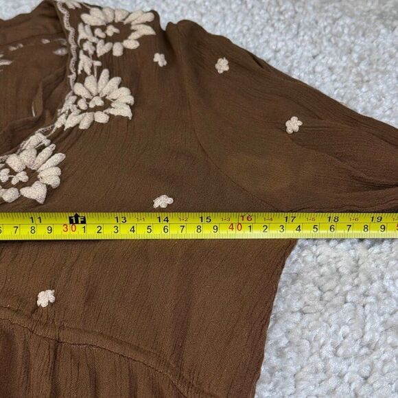 Free People Embroidered Fable Floral Midi Dress - Picture 13 of 15